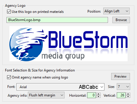 Agency Logo/Heading