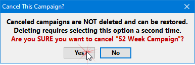Cancel Confirmation Cancel Confirmation