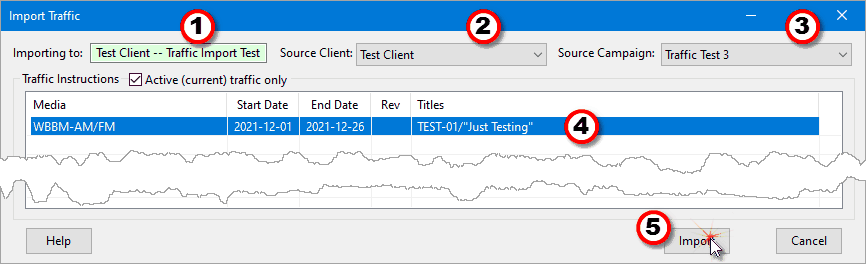 Importing Traffic