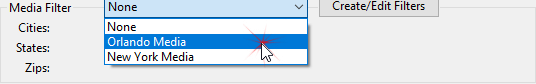 Selecting a Filter Selecting a Filter
