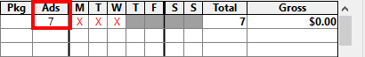 Assigning Multi-Week Ads