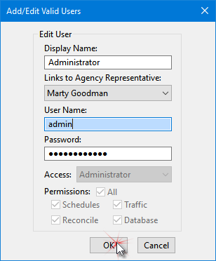 Naming the Administrator Naming the Administrator