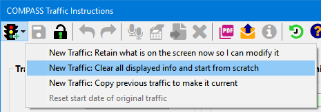 New Traffic Options
