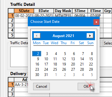 Traffic Pop-up Calendar Traffic Pop-up Calendar