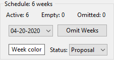 Week Color Enabled